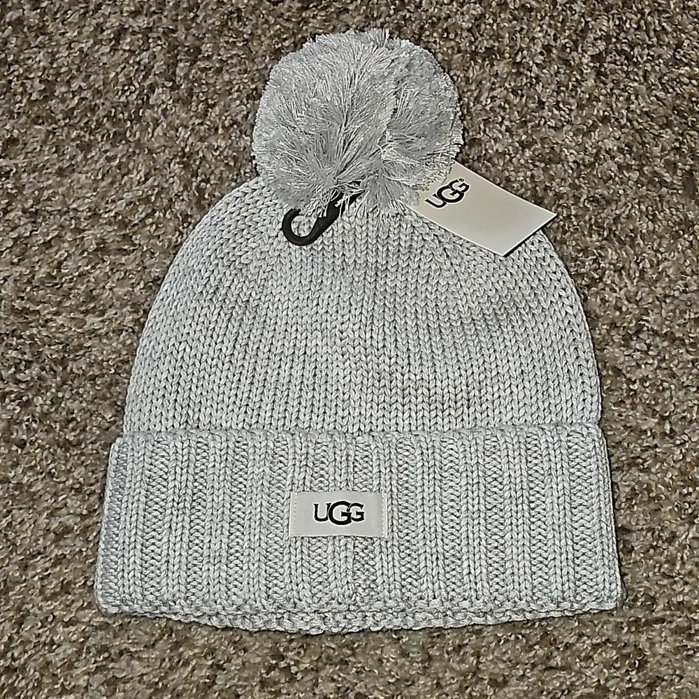 UGG Cuff Hat with Pom